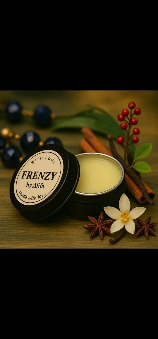 Frenzy by Alifa cream perfume with vanilla, star anise and berries