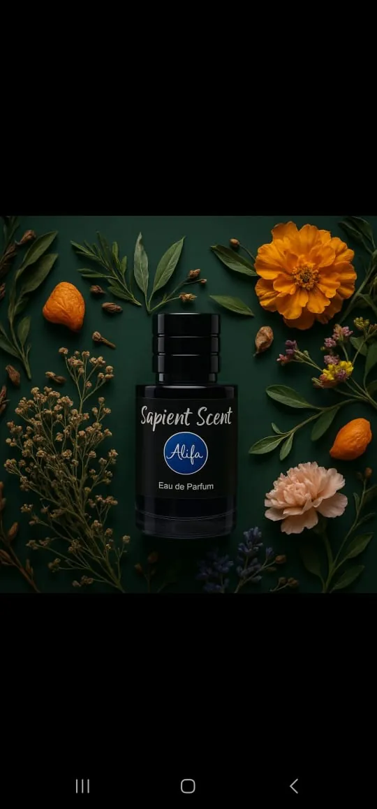 Sapient Scent by Alifa, styled with garden botanicals